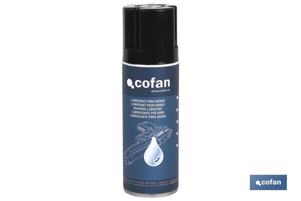 Lubricating gun oil 200ml | Protector for the mechanical parts of the gun - Cofan