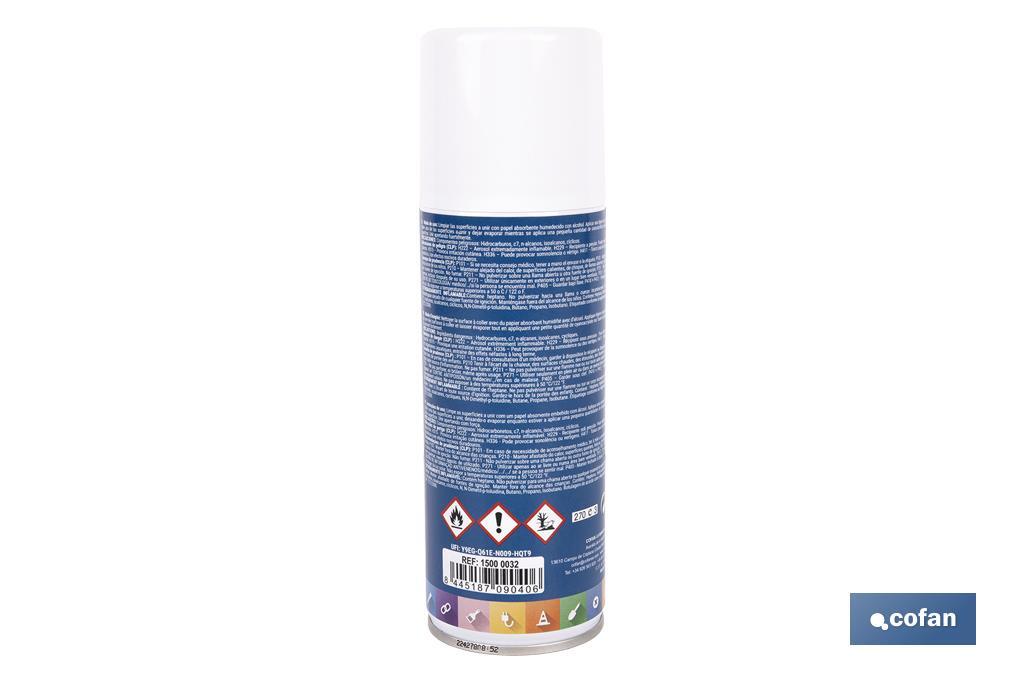 Activateur de cyanoacrylate 210 ml | Idéal sur les surfaces poreuses. - Cofan
