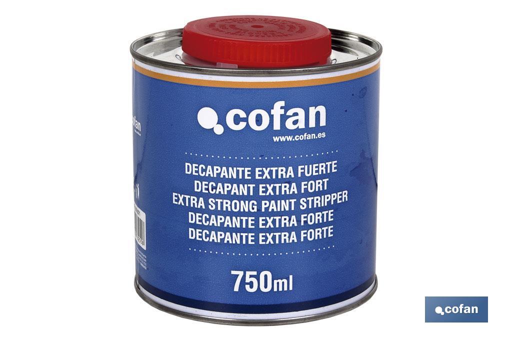 Decapante semi-líquido | Extra forte | Embalagem 750 ml - Cofan