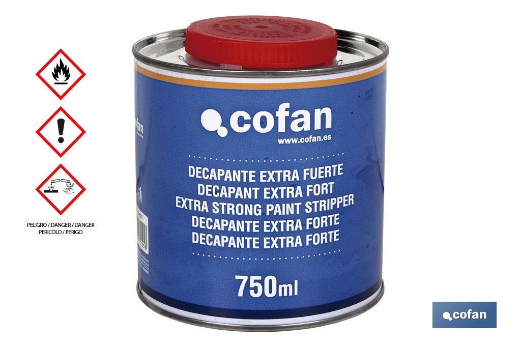 Decapante semi-líquido | Extra forte | Embalagem 750 ml - Cofan