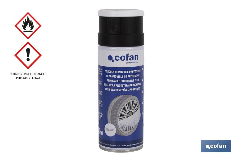 Protective paint 400ml | Removable vinyl film | Protective fluid vinyl spray - Cofan