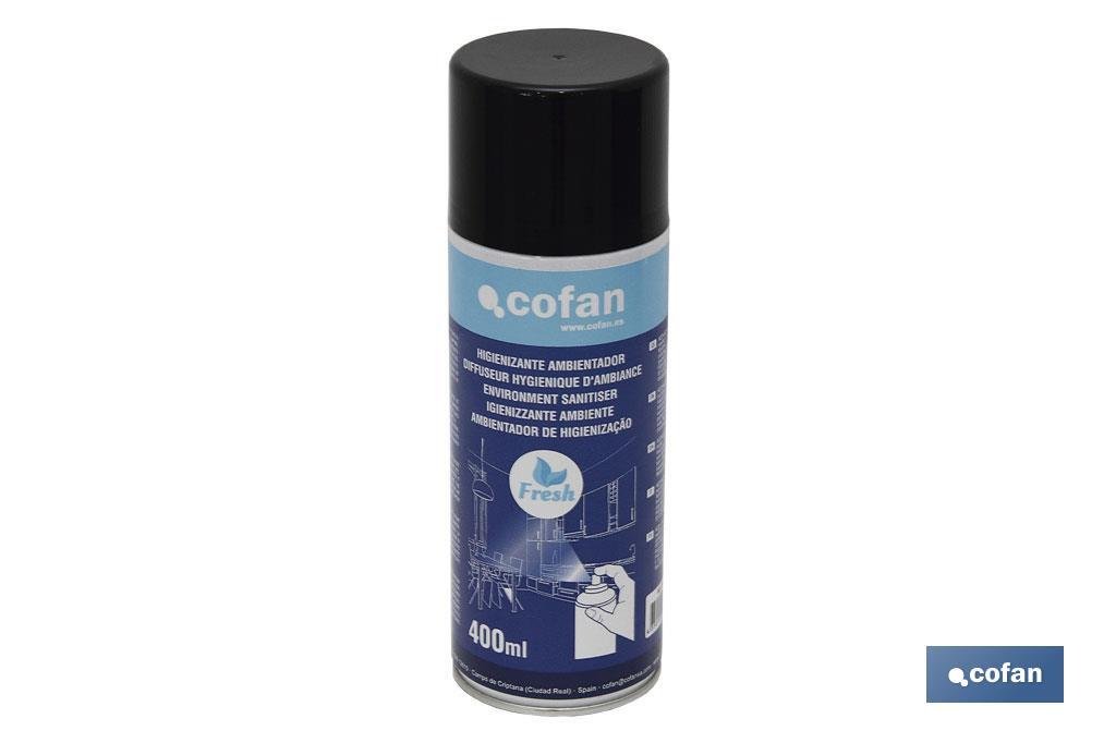 Spray Higienizante | Ambientador | Neutraliza maus odoresl | Embalagem de 400 ml - Cofan
