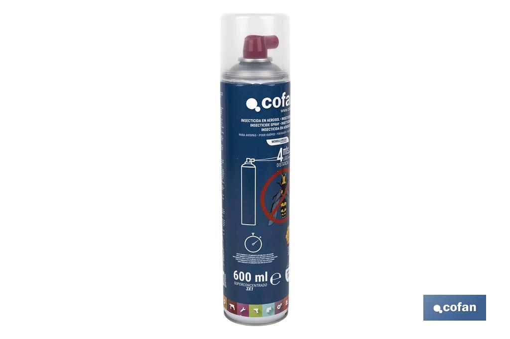  Cofan Inseticida para Vespas | Formato Spray | Embalagem de 600ml - Cofan