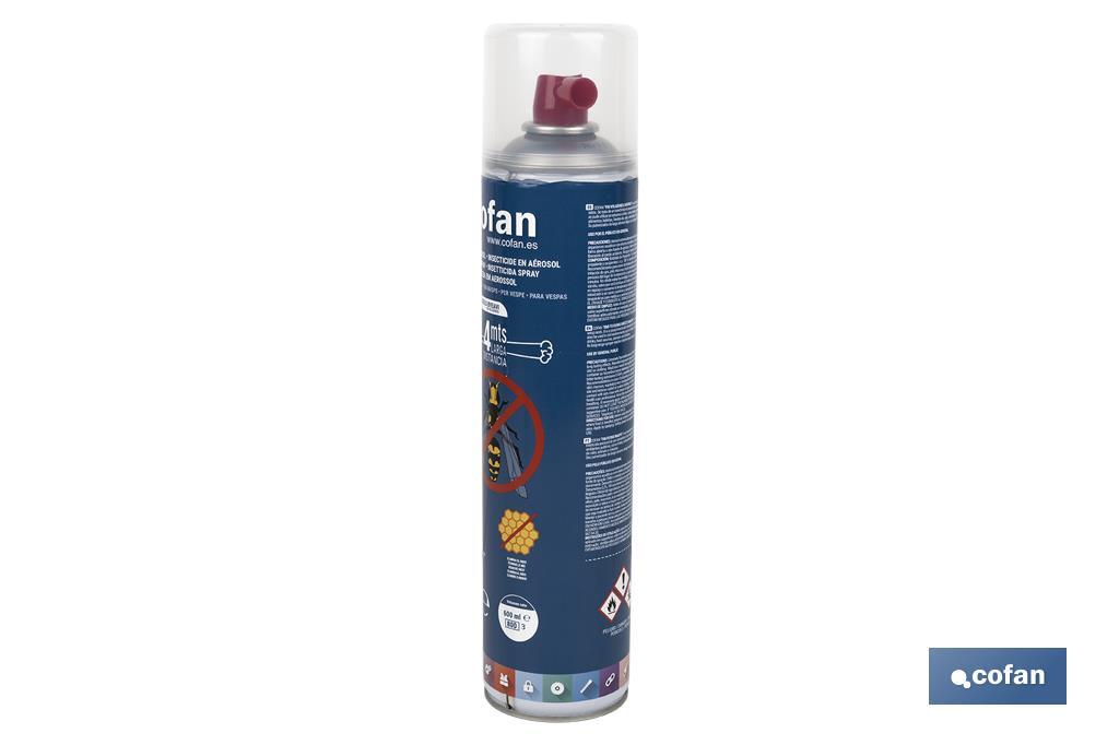 Insecticida para Avispas | Formato Spray | Bote de 600 ml - Cofan