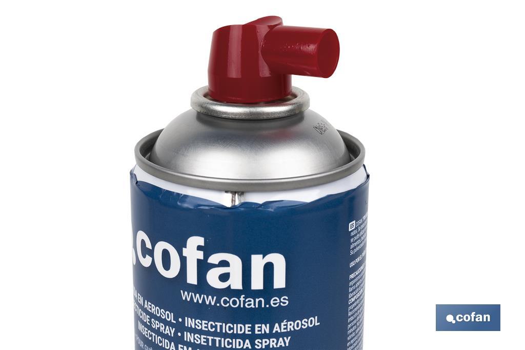  Cofan Inseticida para Vespas | Formato Spray | Embalagem de 600ml - Cofan