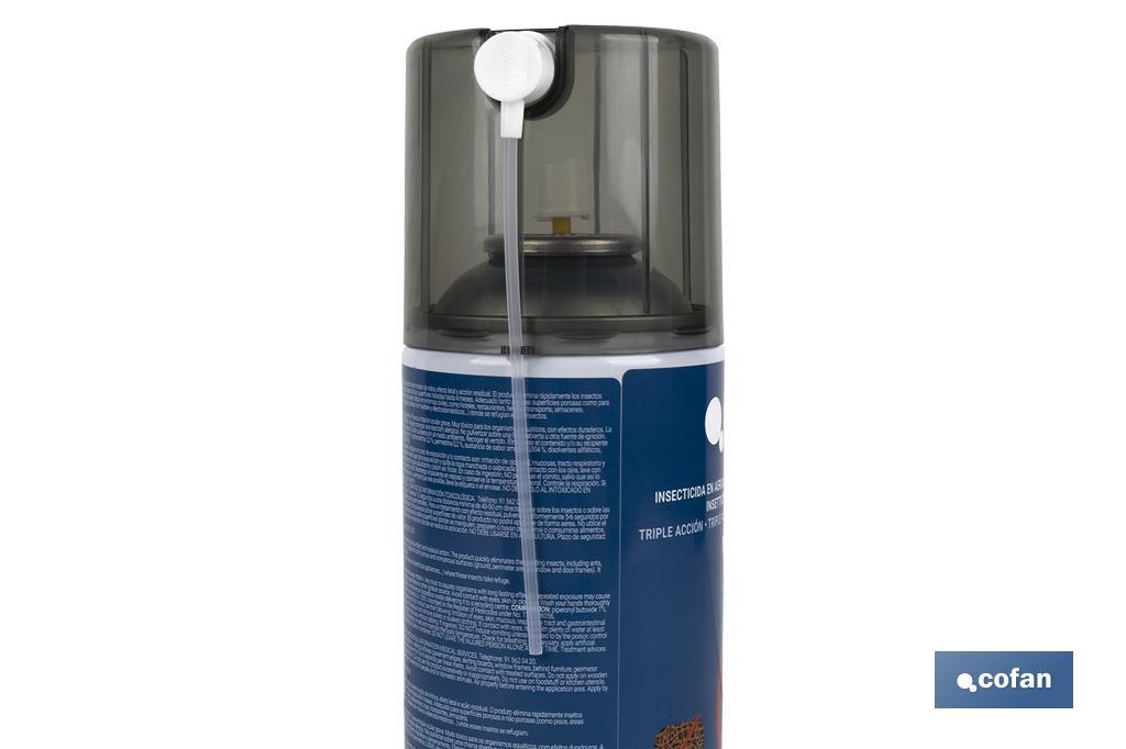 Insecticide pour Fourmis Triple Action | Format Spray | Récipient de 400 ml - Cofan