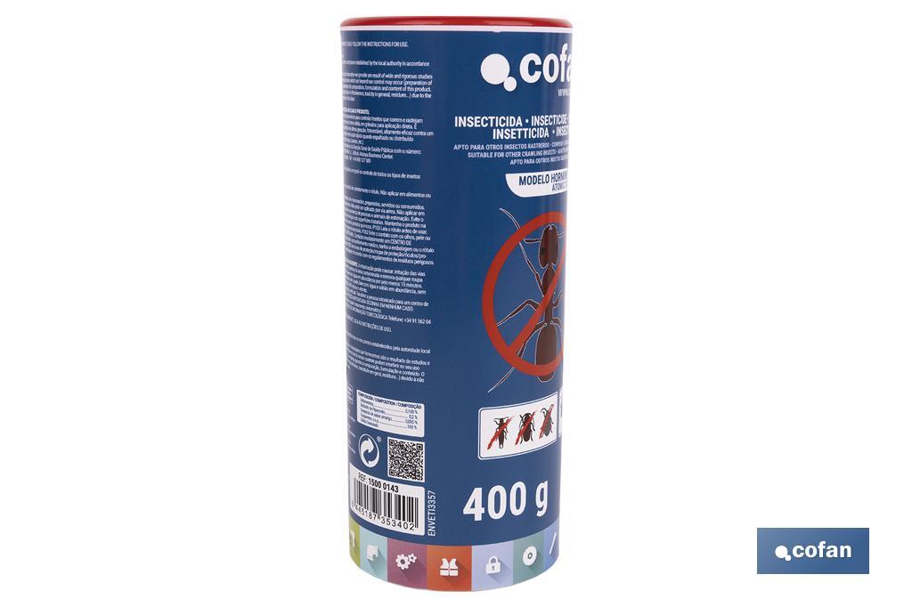 Ant insecticide | Micro-granulated | 400g container - Cofan