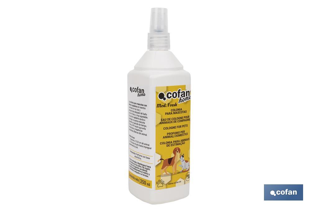 Profumo per animali | Effetto repellente | Capacità: 250 ml - Cofan