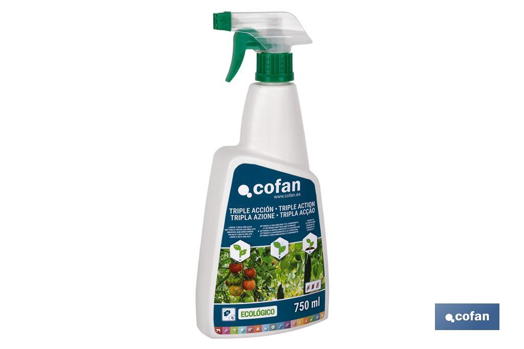 Inseticida Tripla Acção Ecológico | Formato Pulverizador | Capacidade de 750ml - Cofan