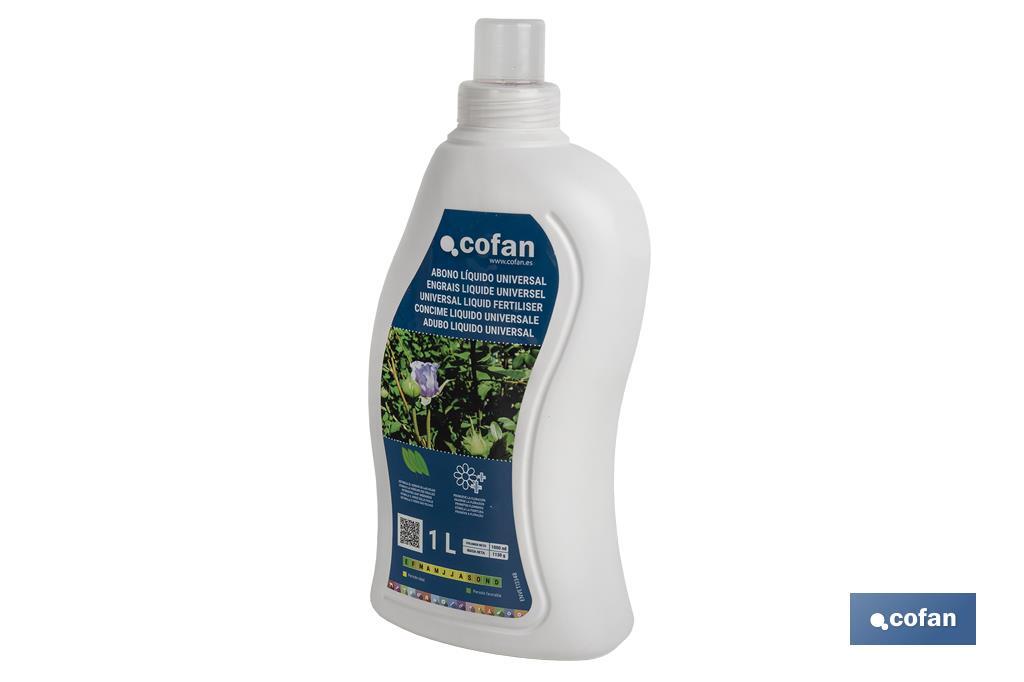 Liquid fertiliser | Universal fertiliser | 1-litre capacity - Cofan