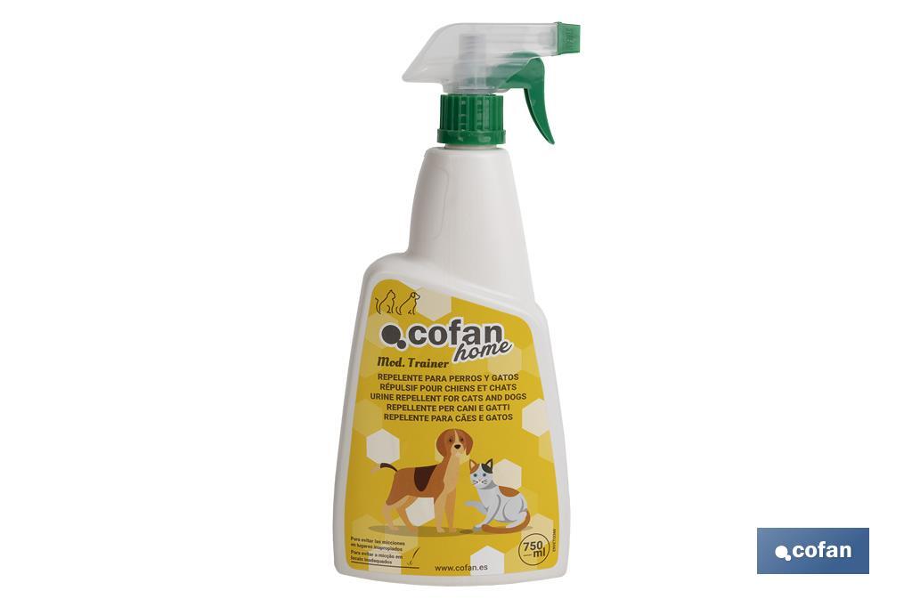 Repellente per cani e gatti | Capacità: 750 ml - Cofan