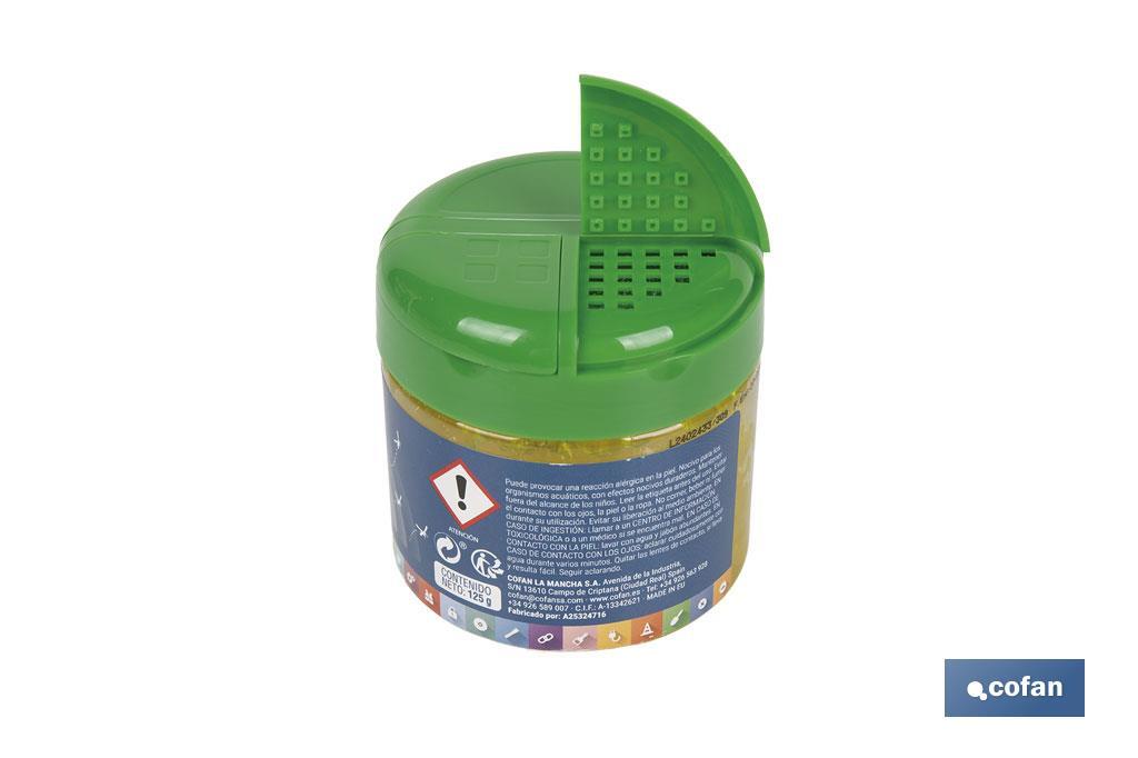 Gel de citronela con esencia de limón | Ahuyentador de insectos natural y duradero | Duración de hasta 4 semanas - Cofan