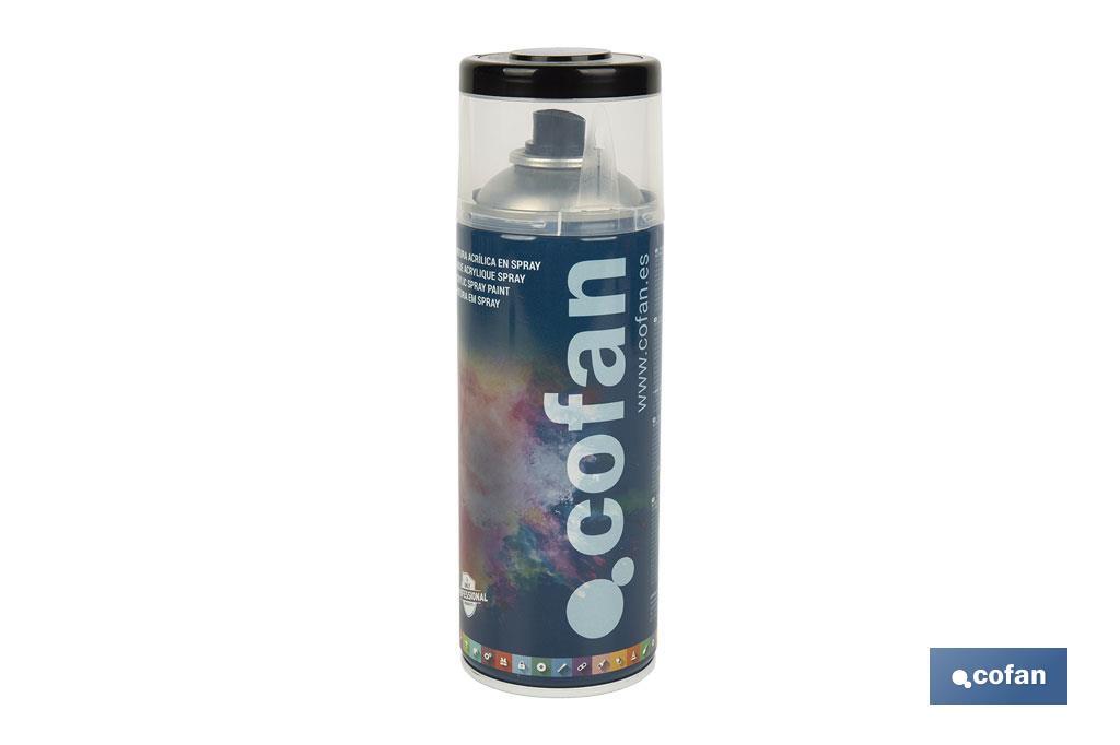 Peinture d'émail acrylique | En spray | Emballage de 400 ml | Plusieurs couleurs - Cofan