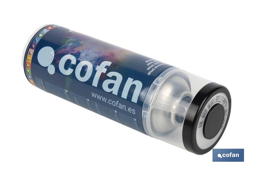 Tinta de Esmalte Acrílico | Em Spray | Embalagem de 400 ml | Várias cores - Cofan