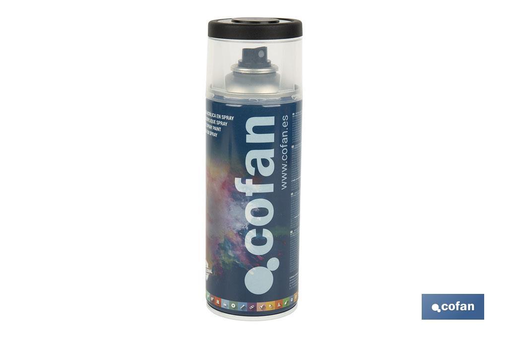 Tinta de Esmalte Acrílico | Em Spray | Embalagem de 400 ml | Várias cores - Cofan