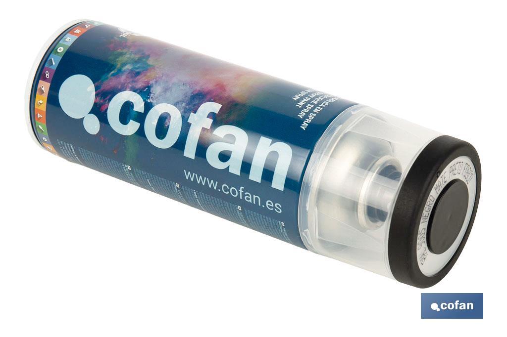 Tinta de Esmalte Acrílico | Em Spray | Embalagem de 400 ml | Várias cores - Cofan