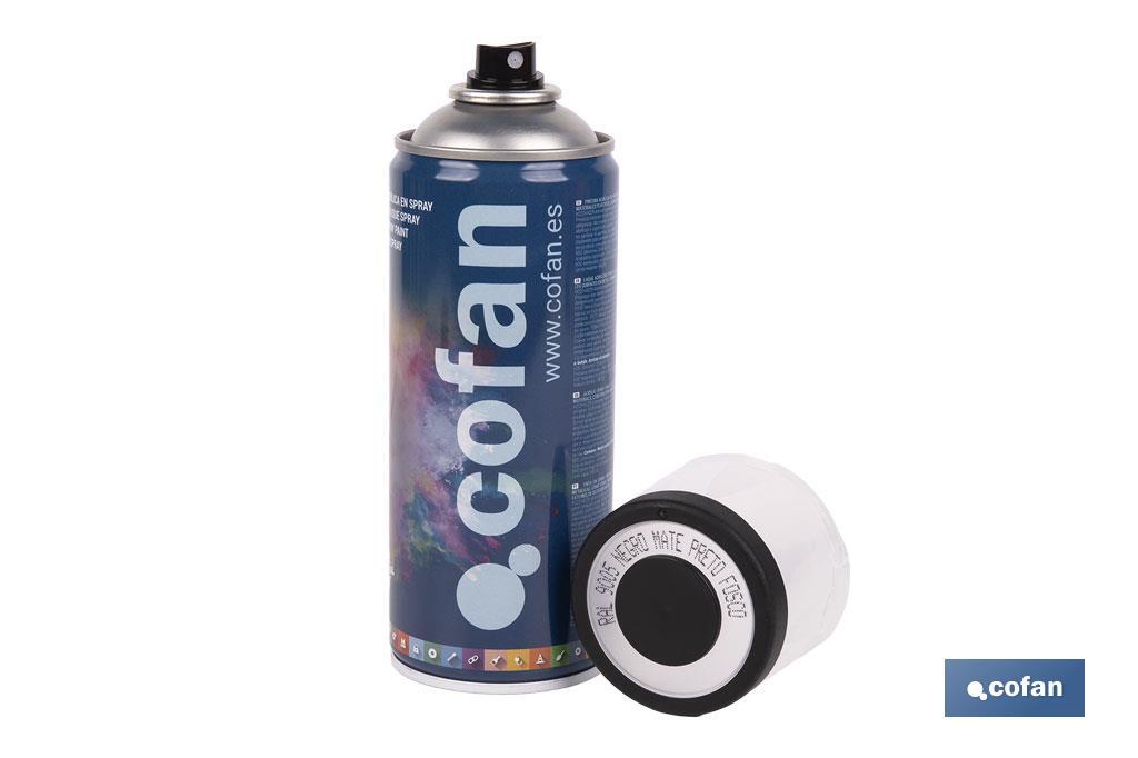 Tinta de Esmalte Acrílico | Em Spray | Embalagem de 400 ml | Várias cores - Cofan