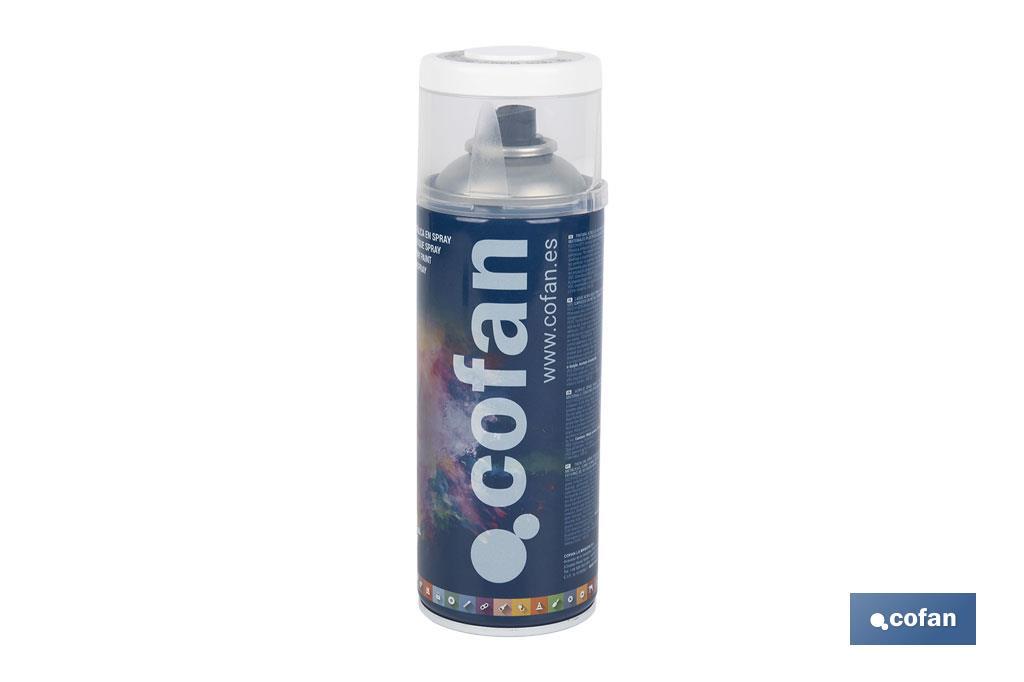 Tinta de Esmalte Acrílico | Em Spray | Embalagem de 400 ml | Várias cores - Cofan