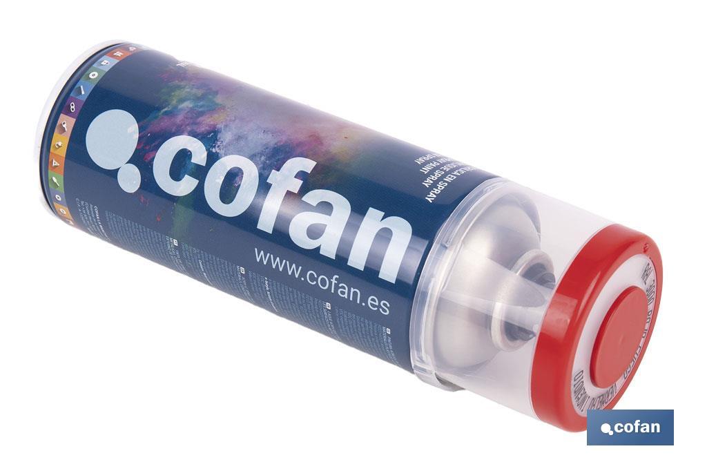 Tinta de Esmalte Acrílico | Em Spray | Embalagem de 400 ml | Várias cores - Cofan