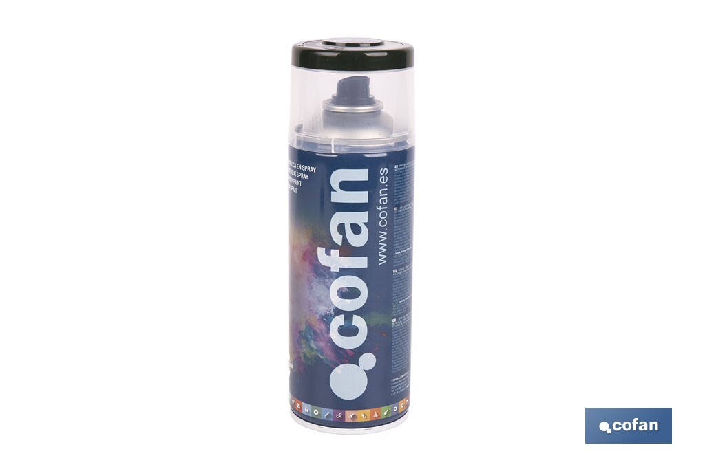 Tinta de Esmalte Acrílico | Em Spray | Embalagem de 400 ml | Várias cores - Cofan