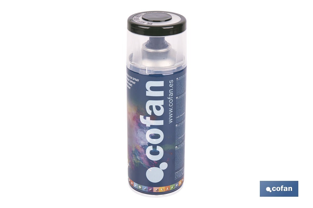 Tinta de Esmalte Acrílico | Em Spray | Embalagem de 400 ml | Várias cores - Cofan