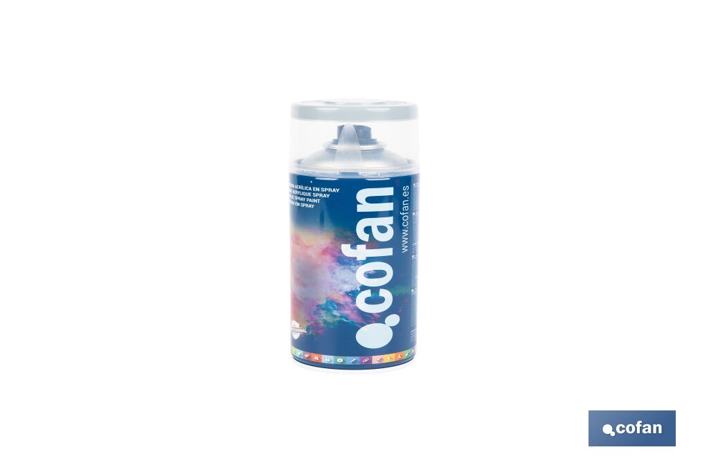 Tinta de Esmalte Acrílico | Em Spray | Embalagem de 400 ml | Várias cores - Cofan