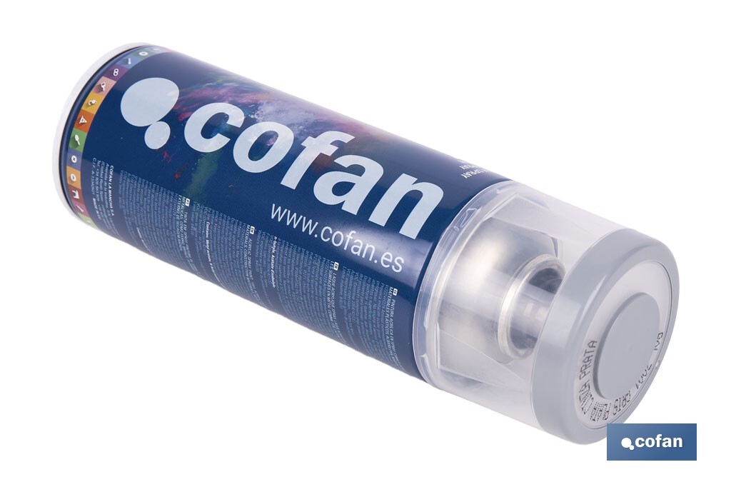 Tinta de Esmalte Acrílico | Em Spray | Embalagem de 400 ml | Várias cores - Cofan