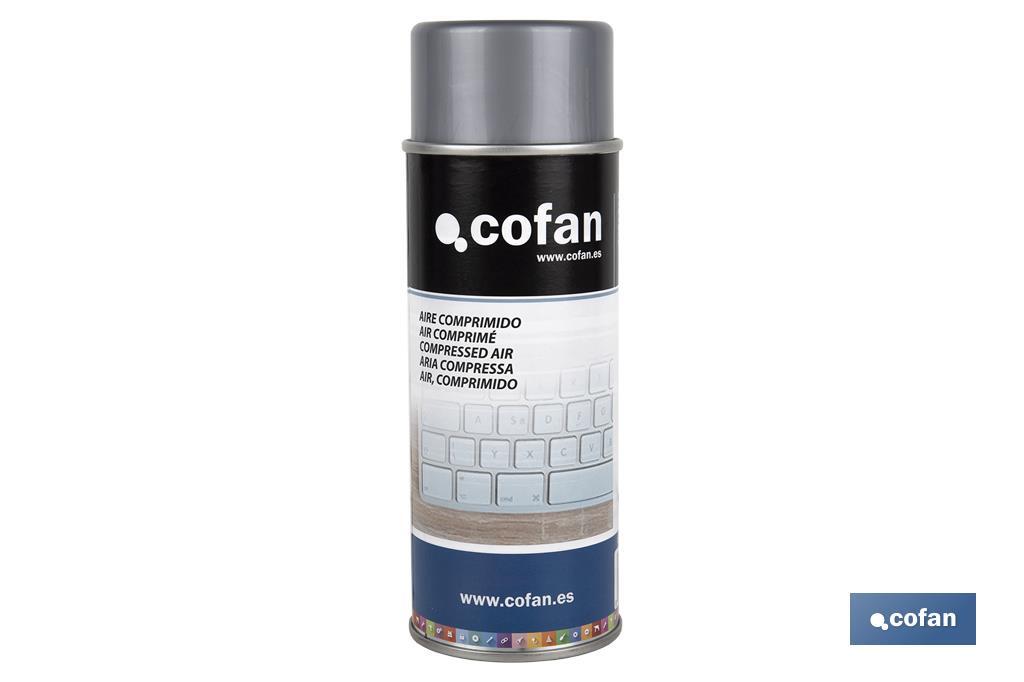 Ar Comprimido em Spray | Embalagem 400 ml | Limpeza a seco - Cofan