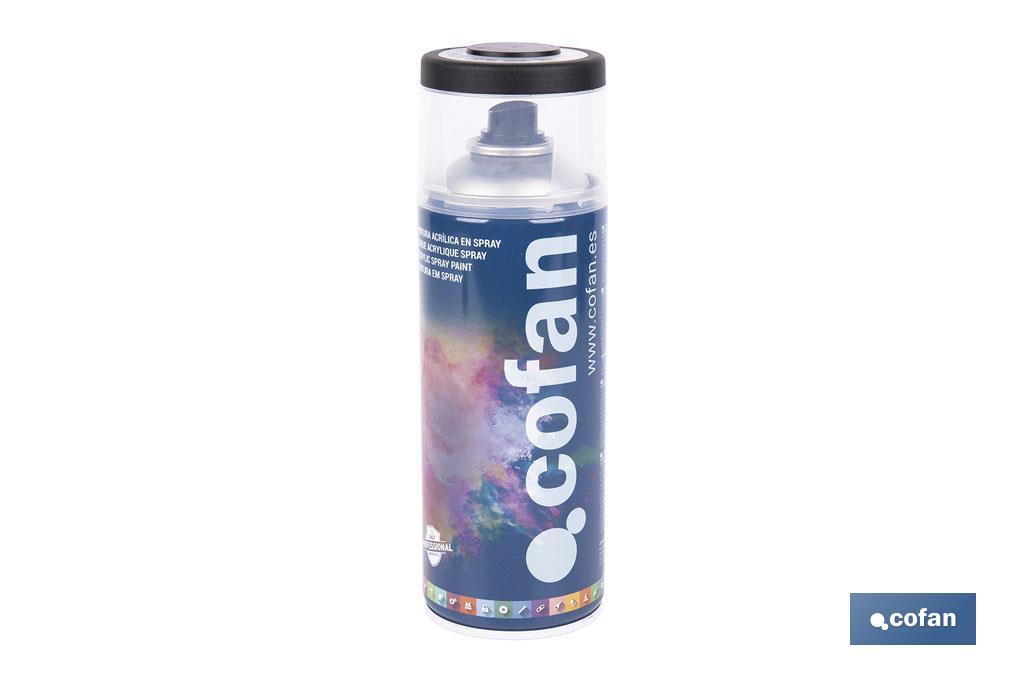 Tinta de Esmalte Acrílico | Em Spray | Embalagem de 400 ml | Várias cores - Cofan