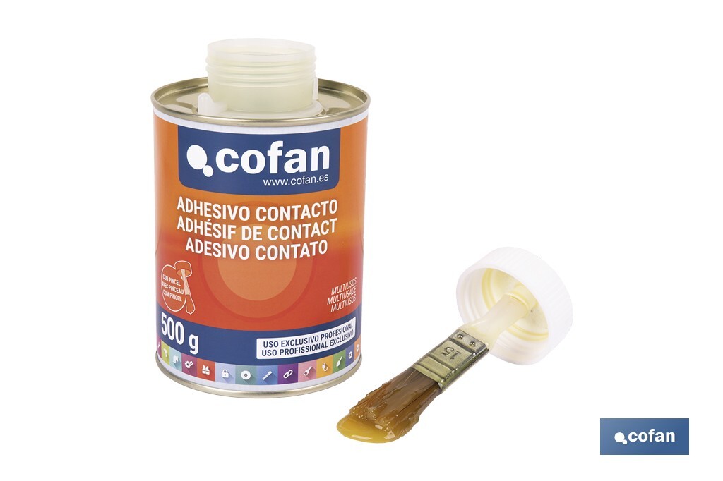 Cola de Contato Bricofan | Embalagem de 500 ml | Universal - Cofan