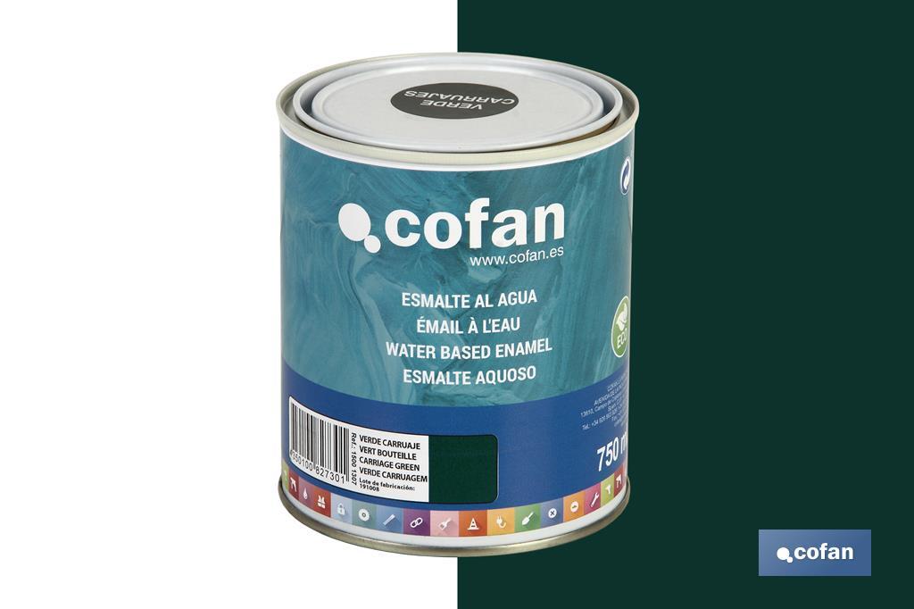 Esmalte Ecológico à Base de água | Embalagem de 750 ml | Vária cores - Cofan
