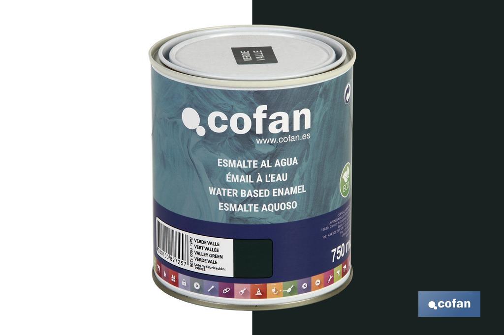 Esmalte Ecológico à Base de água | Embalagem de 750 ml | Vária cores - Cofan