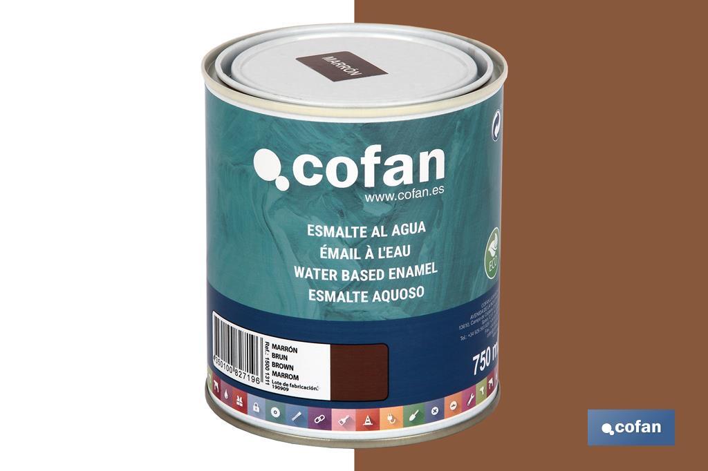 Esmalte Ecológico à Base de água | Embalagem de 750 ml | Vária cores - Cofan