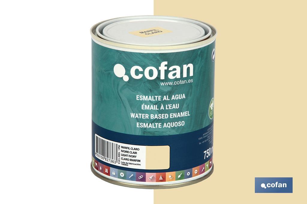 Esmalte Ecológico à Base de água | Embalagem de 750 ml | Vária cores - Cofan