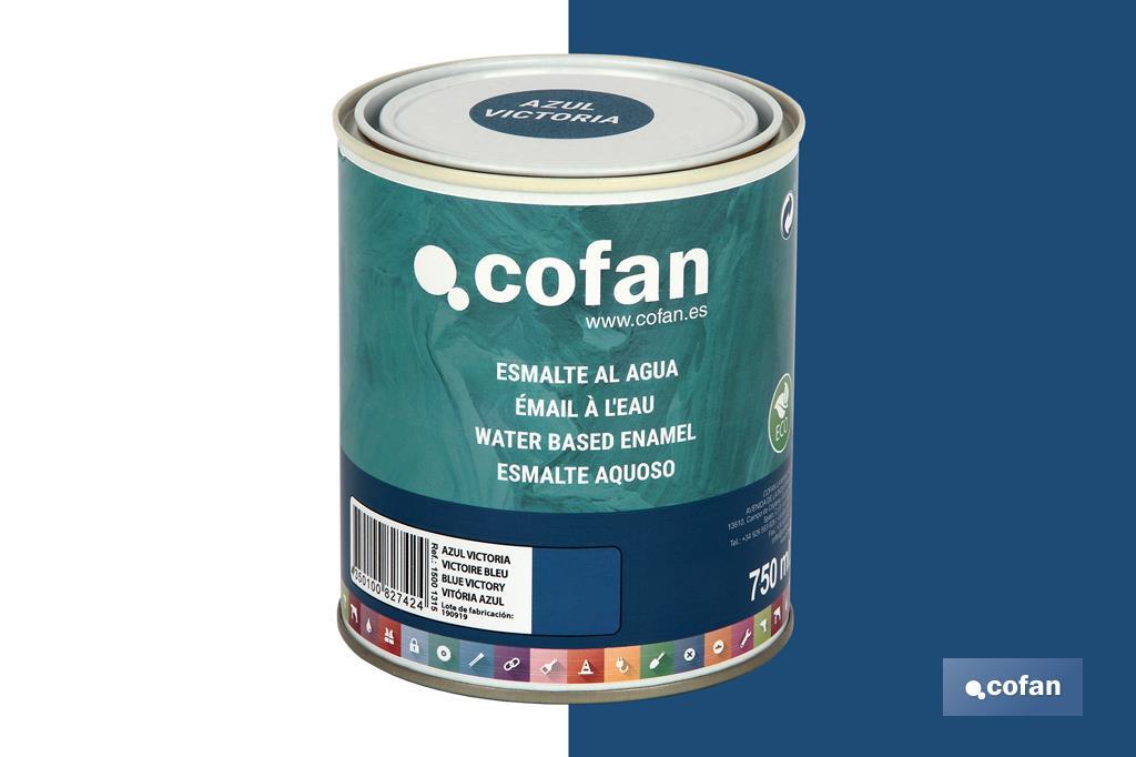 Esmalte Ecológico à Base de água | Embalagem de 750 ml | Vária cores - Cofan
