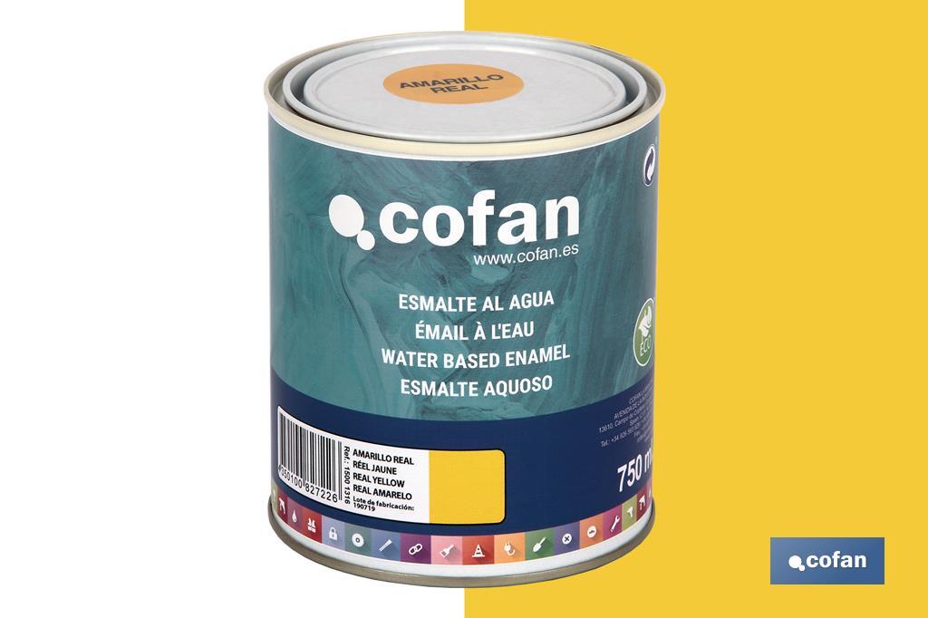Esmalte Ecológico à Base de água | Embalagem de 750 ml | Vária cores - Cofan
