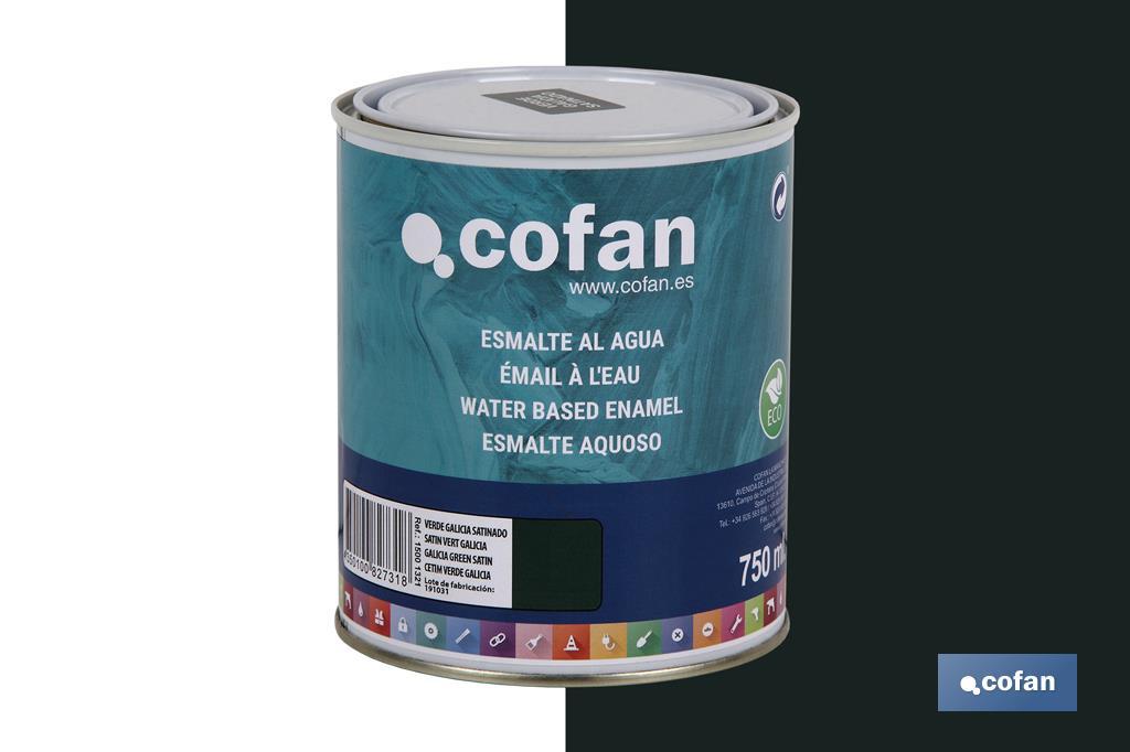 Esmalte Ecológico à Base de água | Embalagem de 750 ml | Vária cores - Cofan
