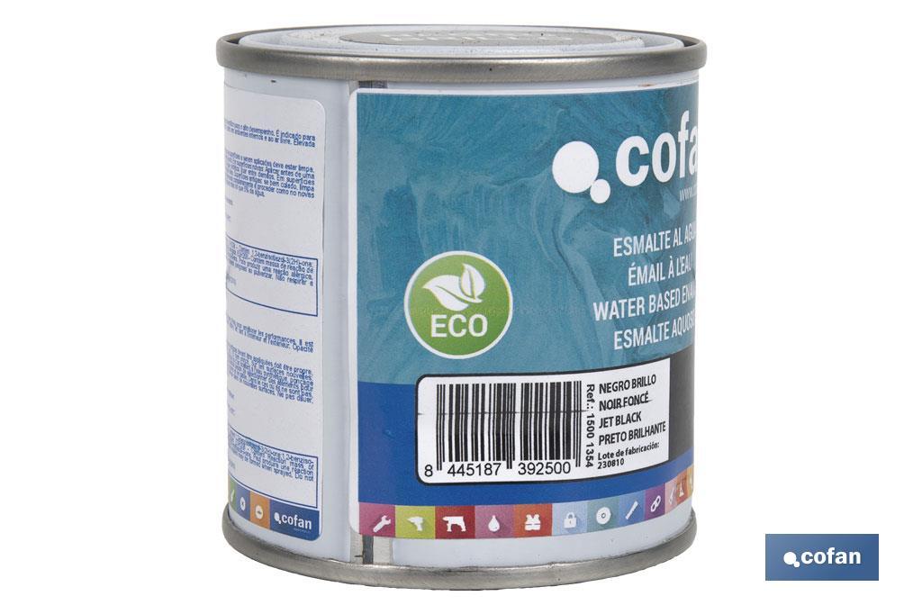 Smalto ecologico all'acqua | Latta da 750 ml | Vari colori - Cofan