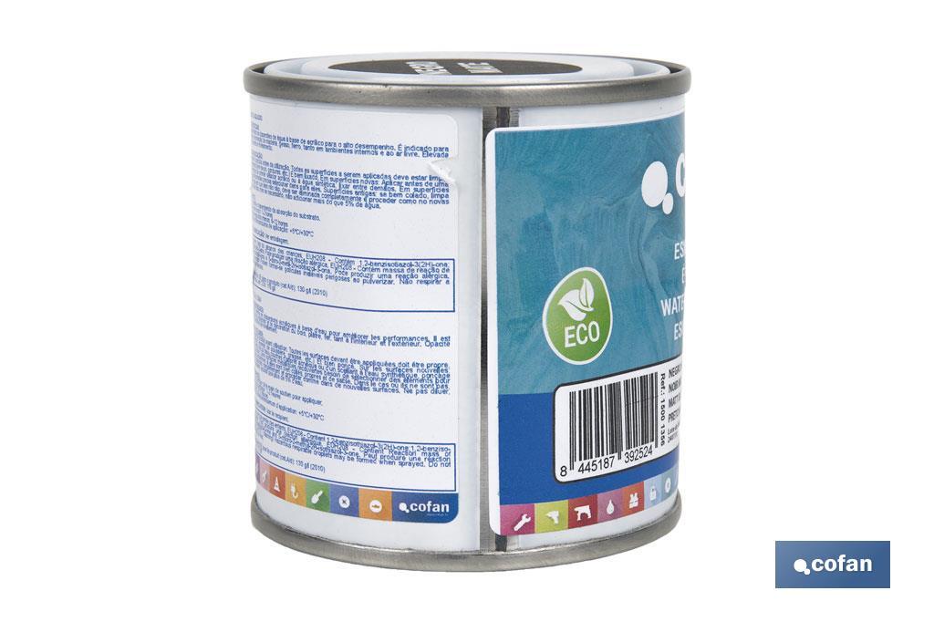 Esmalte Ecológico al agua | Envases: 125 o 750 ml | Amplia gama de colores y acabados - Cofan