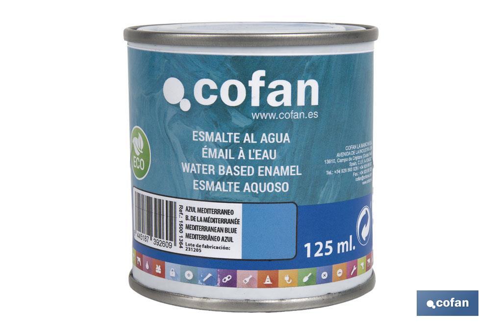 Ecological water-based enamel | 750ml | Several colours - Cofan