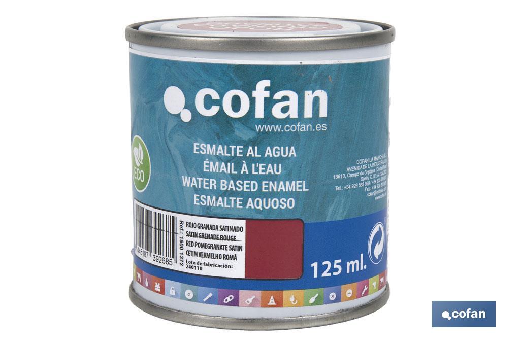 Ecological water-based enamel | 750ml | Several colours - Cofan