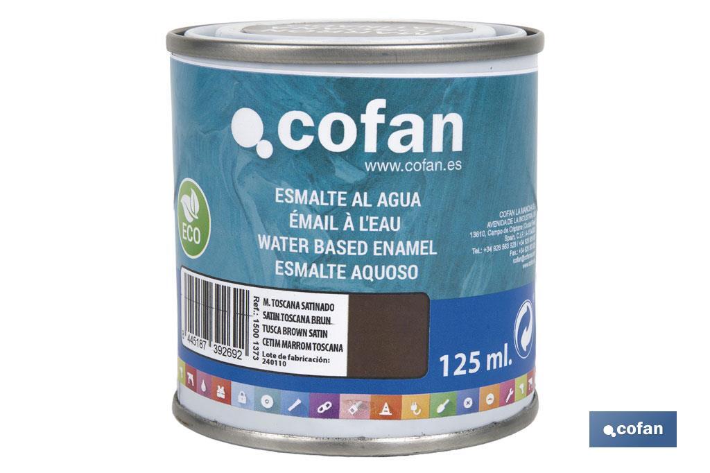 Émail écologique à l'eau | Emballage de 750 ml | Plusieurs couleurs - Cofan