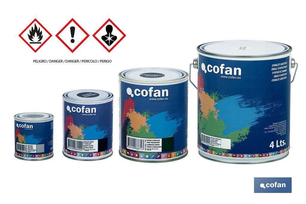 Synthetic enamel | Several colours | 125ml, 375ml, 750ml or 4L - Cofan