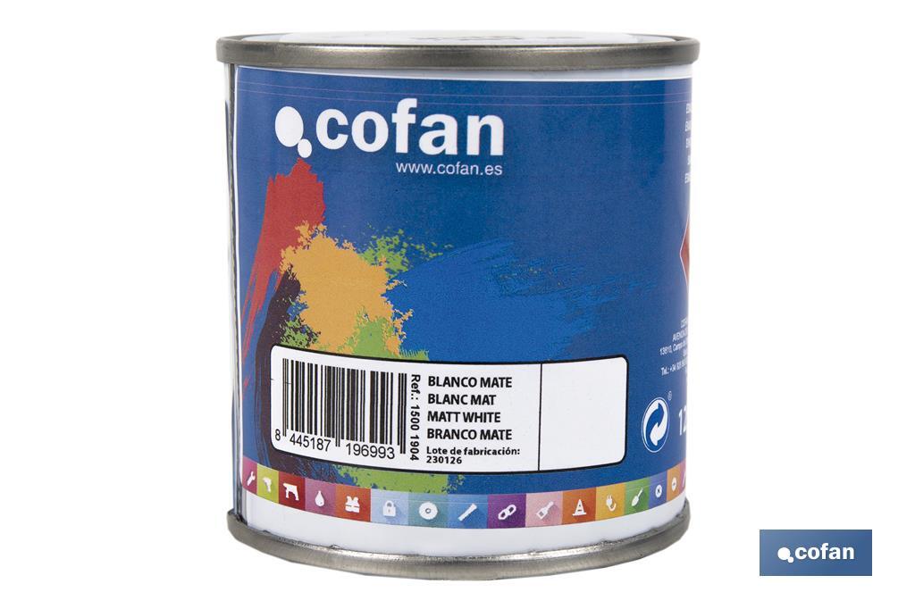 Synthetic enamel | Several colours | 125ml, 375ml, 750ml or 4L - Cofan