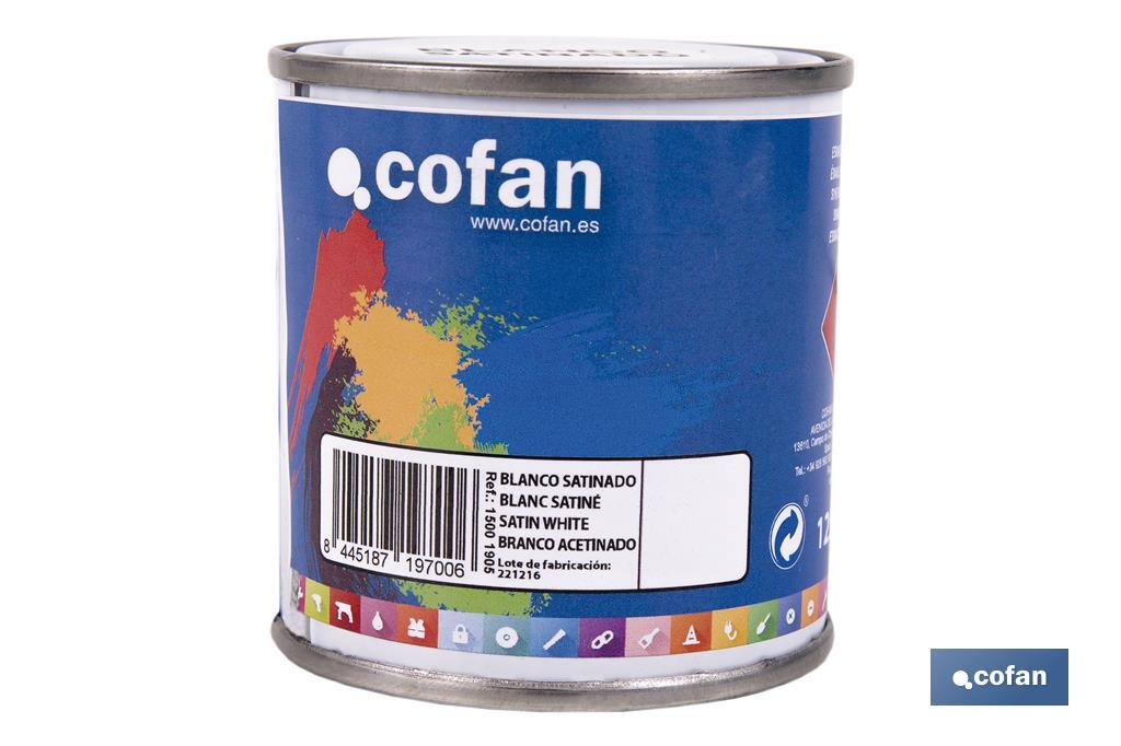 Synthetic enamel | Several colours | 125ml, 375ml, 750ml or 4L - Cofan