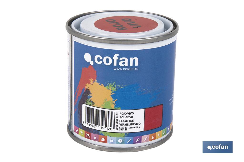 Synthetic enamel | Several colours | 125ml, 375ml, 750ml or 4L - Cofan