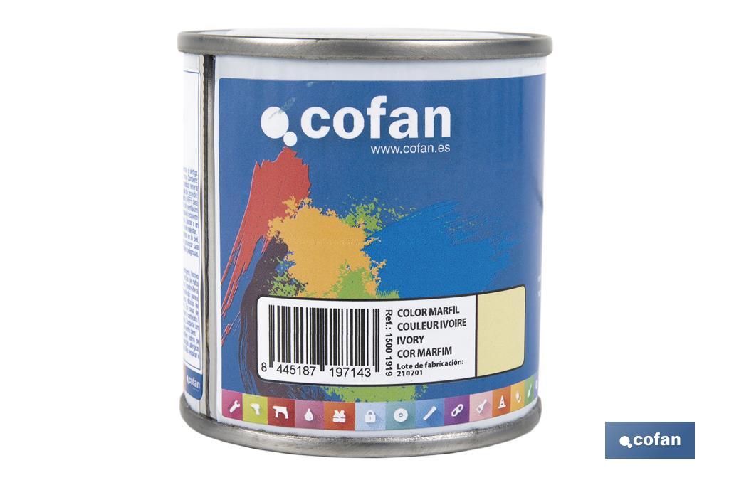 Synthetic enamel | Several colours | 125ml, 375ml, 750ml or 4L - Cofan