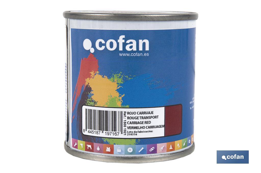 Synthetic enamel | Several colours | 125ml, 375ml, 750ml or 4L - Cofan