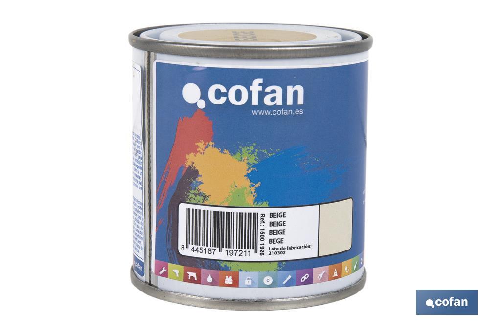 Synthetic enamel | Several colours | 125ml, 375ml, 750ml or 4L - Cofan