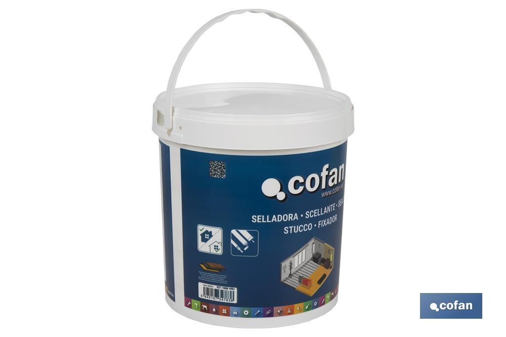 Water based sealer | Available in different sizes | For use in wood, plaster, concrete, cement, etc. - Cofan